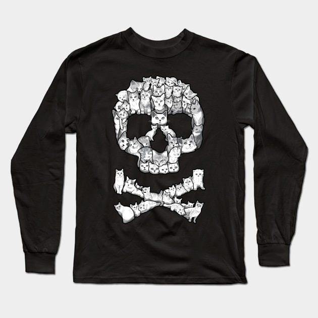 Skulls are for Pussies Long Sleeve T-Shirt by harebrained